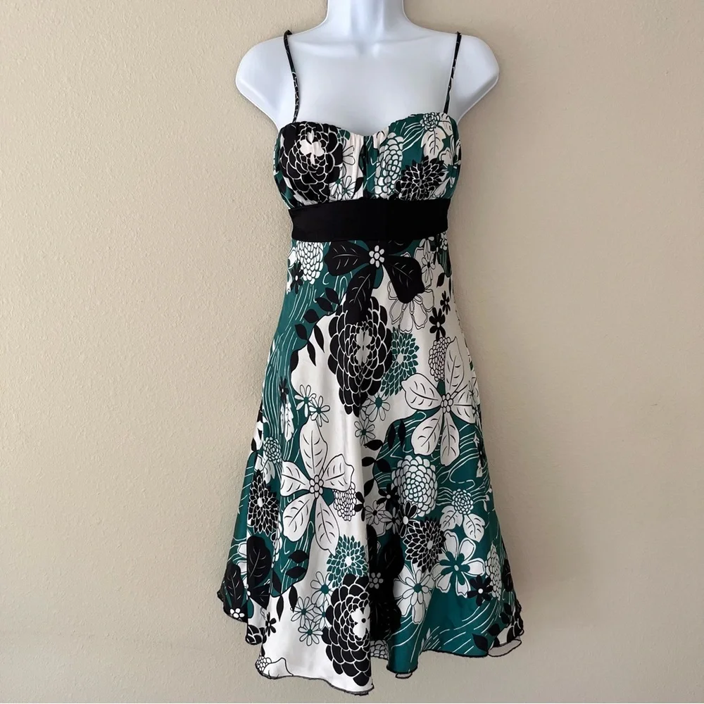 Speechless Y2K Babydoll Dress Size 7 Empire‎ Waist Green Forest Fairy Vintage